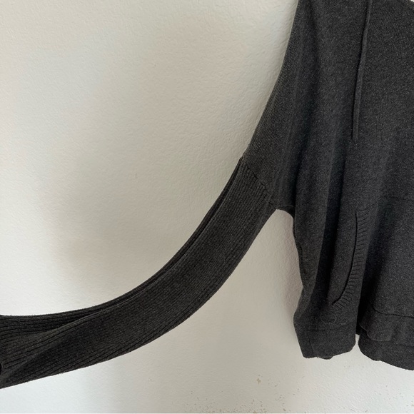 Urban Outfitters BDG Grey Pullover Sweater Ribbed Sleeves - Picture 3 of 5